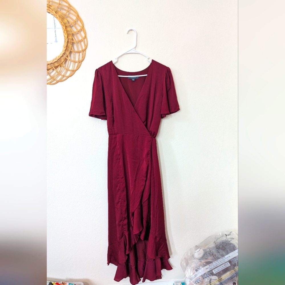 Modcloth Silky Wrap Dress